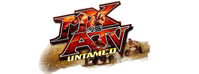 MX vs ATV Untamed title screen for Playstation 2